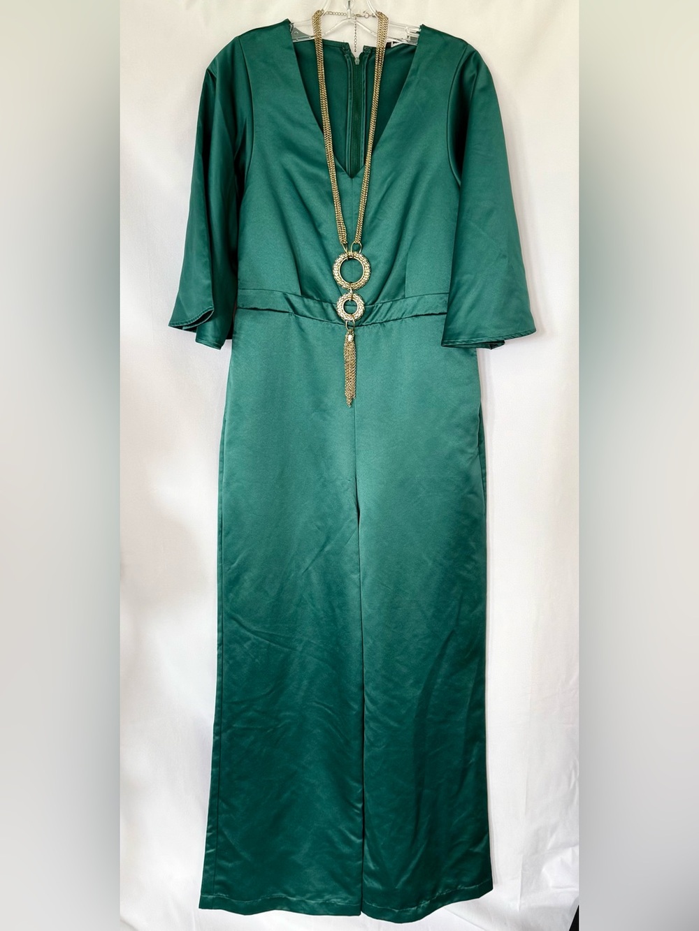 🌹Women’s Gorgeous Emerald Green Jumpsuit by MEXX - Size Med - NWT - Reg $109!